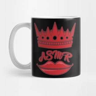 ASMR Queen with Red Lips Mug